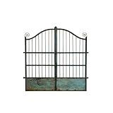 MATERIALE - Il cancello da giardino è interamente realizzato in ferro battuto forgiato a mano da fabbri esperti. La lavorazione artigianale rende ogni cancello robusto e resistente