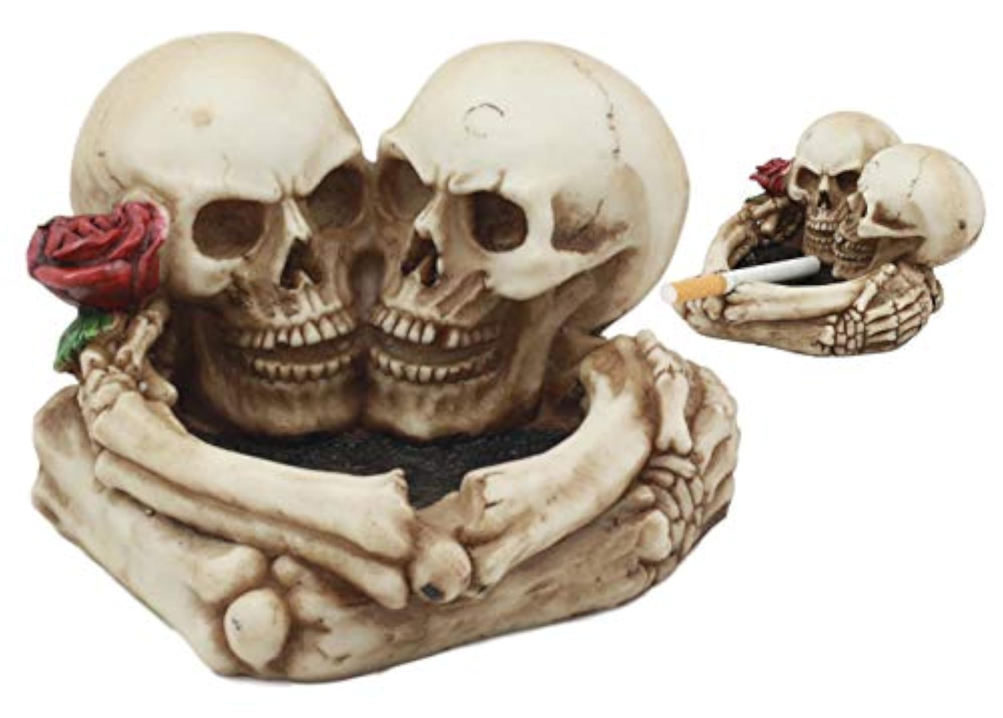 Eternal Skeleton Couple Cigarette Ashtray