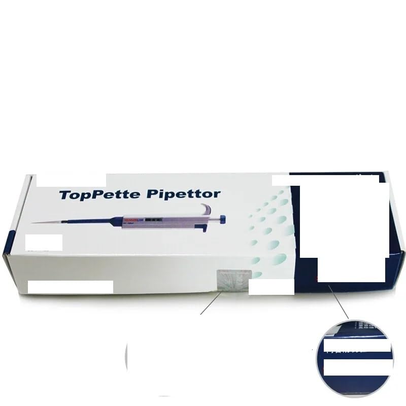 Electric Pipette, Manual Single Channel Adjustable Pipette 20-200ul/100-1000ul Tips Pipette Dropper(2-20μl)
