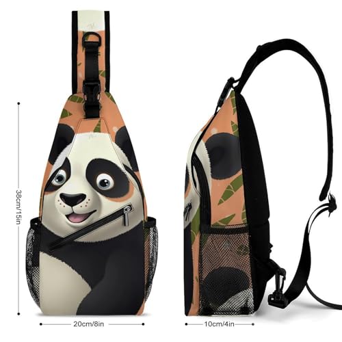 Morrales Sanfandingo Panda Sling para hombre y mujer miniatura 2