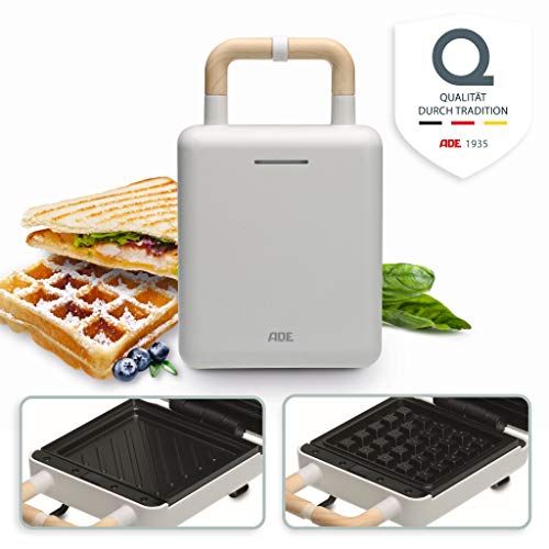 ADE Waffeleisen Sandwichmaker 2in1 KG2006 auswechselbare Platten, Sandwichtoaster mit Antihaftbeschichtung zum Backen… – Bild 7