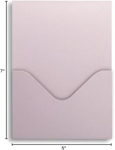 Miniatura 3 de Topaz - Bolsas verticales planas para invitaciones, paquete de 25 unidades, 7 x 5 pulgadas