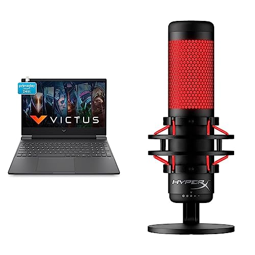 Image of HP Victus Gaming 12th Gen Intel Core i5 12450H Processor 15.6 inch(39.6 cm) FHD Gaming Laptop & Quadcast