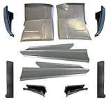 Motor City Sheet Metal - Compatible With Chevy 1973-87 10Pc Cab Repair Kit, X-Rocker, Cab Corner, Inner Floor & Support