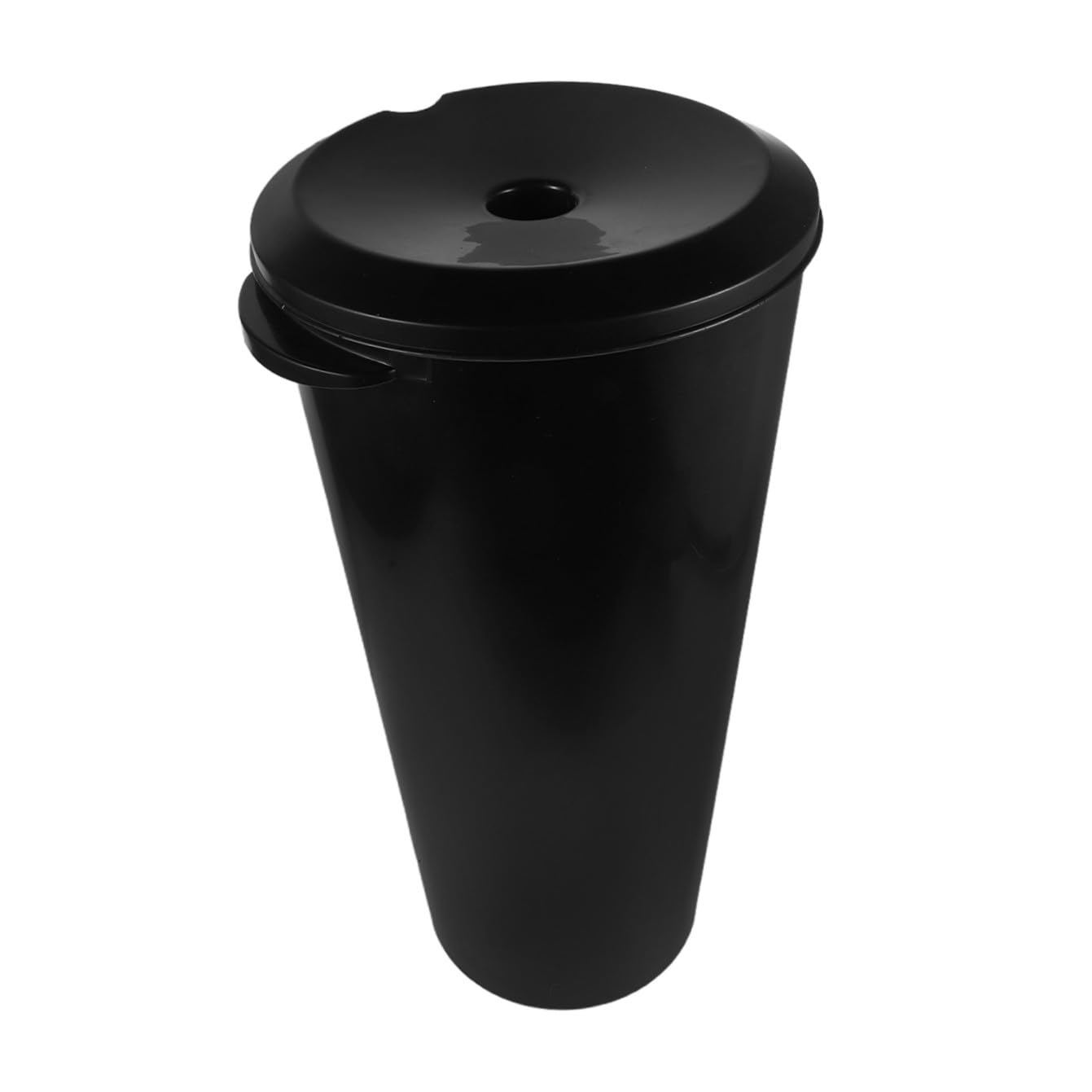 Didiseaon Lavacabezas para Recolección de Aguas Residuales Portátil Negro de Plástico con Capacidad de 15l Diseño de Gran Tamaño Adecuado para Uso en Salón y Hogar
