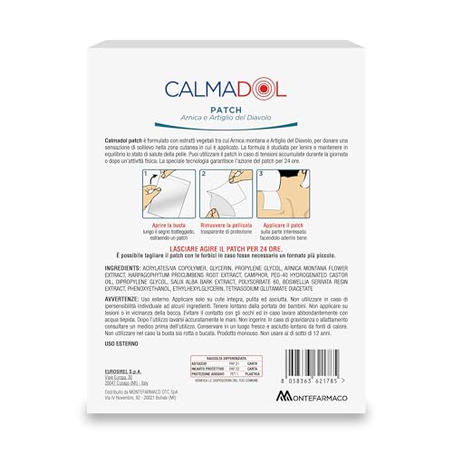 Calmadol Cerotto Arnica E Artiglio Del Diavolo - Dolori Muscolari E Articolari - 2