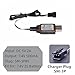 Cecicebb SM-3P Charger with SM-3PIN Plug for 7.4V 2S Lipo Battery RC Car RC Tank RC Boat Toys Universal 7.4V USB Charger Cable with Protection 2 Pack