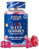 Sleep Gummies for Kids – 1 Month Supply | Sugar & Gluten-Free Magnesium Gummies for Growth, Relaxation & Healthy Sleep | 30 Vegan Supplement with Magnesium, L-Theanine & Vitamin B6 | Support Ages 3+