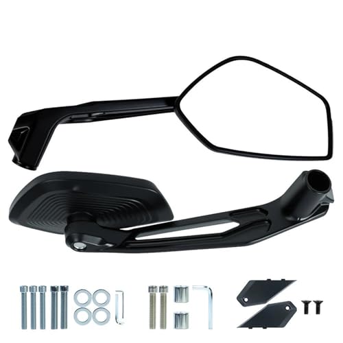 Espejos retrovisores de moto para BMW R1300GS y F900GS con manillar de rotación ajustable