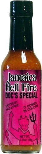 Jamaica Hell Fire's Doc's Special Hot Sauce, 5 fl oz