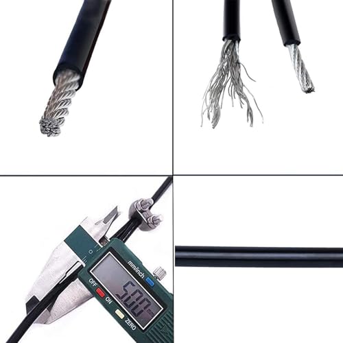 3m Stahlseil Für Fitnessgerät, Gym Kabel Draht Fitnessgerät Stahlseil für Home Gym Riemenscheibensystem