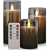 Led Flameless Candles Premium Black...