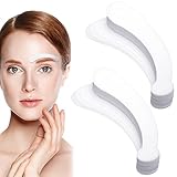 Ajuste de cejas: el contorno de las tiras de depilación de cejas está diseñado de forma curva, lo que ayuda a lograr un arco ideal y una combinación fina por encima y por debajo de las cejas; Cada tira de cera se puede pegar fácilmente en la cera, eliminando así el vello redundante de manera efectiva, puede revisar las cejas con confianza