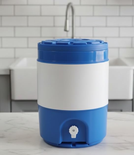 Image of Aqua Cool Water Jug | Long-Lasting Cooling up to 30 Hours | Heavy-Duty Insulated Water Container (Blue, 20 litres)