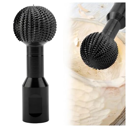 Angle Grinder Attachments,360° Rotating Heavy-Duty Carbon Steel Spherical Grinding Head with Abrasive Teeth,Essential Wood Carving Tools for Log & Sculpture Crafting,Delivers Ball Mill-Like Efficiency