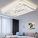 Fluorescent Light Covers for Ceiling Lights Kitchen Fork Spoon Magnetic Light Filters 4 Pack 4x2 ft Cooking Tools Text Linen Ceiling Lights Cover for Classroom Office School Home Drop Lamp Decor