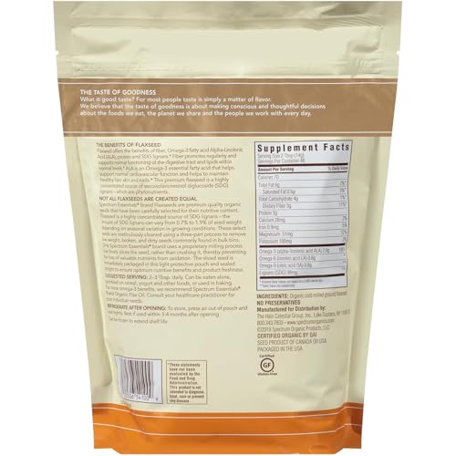 Spectrum Organic Ground Flaxseed, 14 Oz