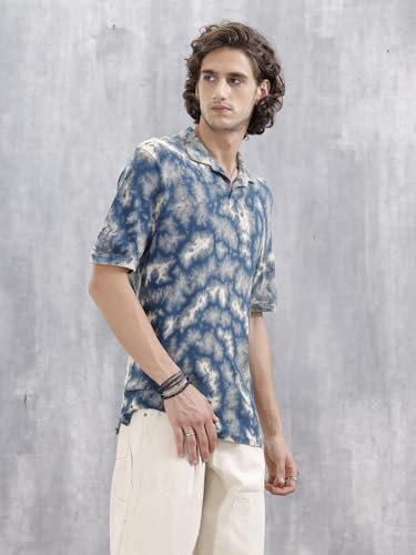 WROGN Men's Cotton Polo T-Shirt Tie Dye Comfort Fit - Image 6