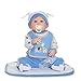 Produktbild 20 inches about 50cm Reborn Baby Doll weiche Vollsilikon-realistische Bade Spielzeug mit handgefertigten Pflege Puppen verwurzelt Mohair Kids Geburtstagsgeschenk für Patienten mit Angststörung