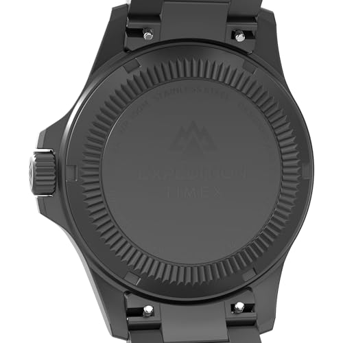Image of Timex Men's Expedition Field Solar 41mm Watch - Gunmetal Bracelet Green Dial Gunmetal Case