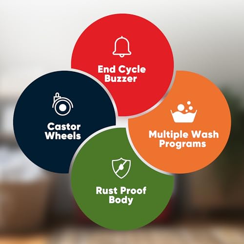 Image of SHARP 7 kg, 5 star with E-Spin Pulsator,Semi-Automatic Top Loading Washing Machine, 1300 RPM (ES-SD70NB-FB, Black, Pure Wave)