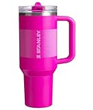 STANLEY Quencher ProTour Flip Straw Tumbler with Leakproof Lid 40 oz | Built-In Straw and Handle | Cup Holder Compatible for Travel | Insulated Stainless Steel Cup | BPA-Free | Vivid Violet Fade