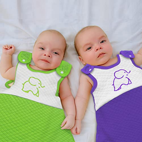 Babycircus Unisex-Baby Wearable Blanket, 100% Cotton Sleep Sack 0-6 Month, 2.0 Tog #TOP1