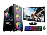 PC GAMER AMD RYZEN 5 4600G - 16GB DDR4 - NVME 256GB - RADEON VEGA 7 - MONITOR 21,5'' - KIT GAMER RGB