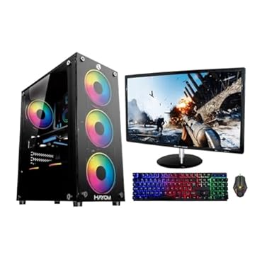 PC GAMER AMD RYZEN 5 4600G - 16GB DDR4 - NVME 256GB - RADEON VEGA 7 - MONITOR 21,5'' - KIT GAMER RGB