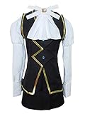 International Prosecutor Franziska von Karma Black Dress Cosplay Costume (Female L)