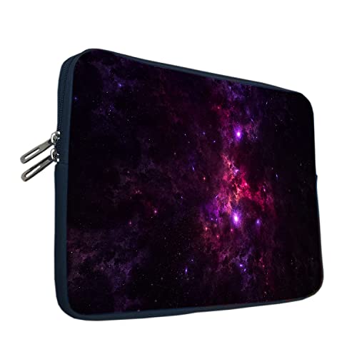 Image of TheSkinMantra Chain Laptop Sleeve Bag Compatible with Laptop /Macbooks /Chrombook /Notebook /Zbook (15.6 Inch [Chain], Pink Galaxy)