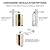 TCFUNDY 18L Tankless Water Heater Natural Gas, 4.75 GPM On-Demand Instant Hot Water Heater 111000BTU with Digital Display, Touch Screen, Thermostatic & Energy Saving, Overheating Protection, Gold