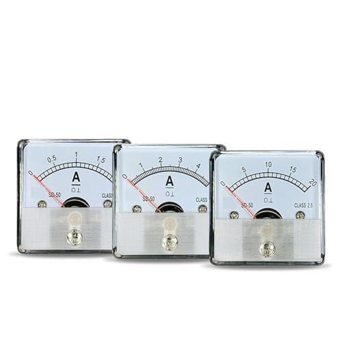 Amperímetro CC 10A SD50 de panel analógico con voltímetro integrado para control de corriente 2