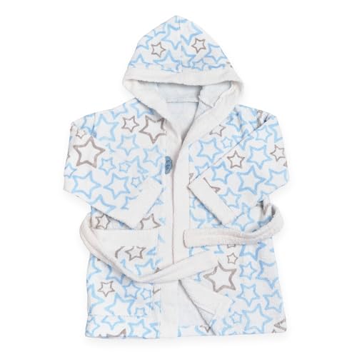 Ti TIN Peignoir de Bain Enfant, Fille et Garçon, en Coton Éponge, Absorbant et Doux, avec...