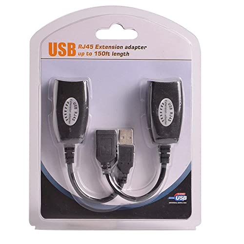 1Goal USB (Male) (Female) to RJ45 Adapter Set-USB to RJ45 LAN Extension Adapter Over Cat5/ Cat5e/ Cat6 Cable - Image 7