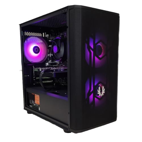 Centaurus Archon A3X Gaming PC - AMD Ryzen 7 9700X 8-Core, Radeon RX 9060 XT, 32GB DDR5 RAM, 1TB NVMe SSD, Windows 11 Pro, AC WiFi, VR Ready Best Desktop Computer for Gamers and Professional Work