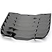 Windshield Louver Covers Replacement for Nissan 370Z 3.7L 2009-2019 Rear Window Louvers Cover Sun Shade ABS Matte Black