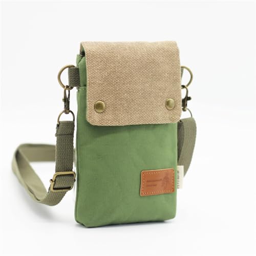 Crossbody Bag Large Capacity Canvas Small Handbag Shoulder Bags for Women(Green)