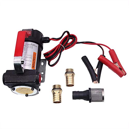 40 l/h Pompe Transfert à Fioul Diesel Gas-oil 155W carburant Pompe Diesel 12V Cover