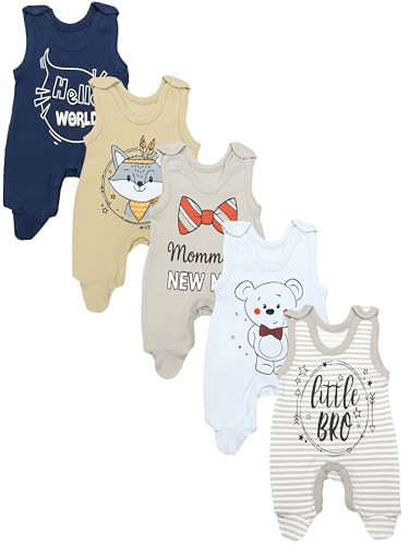 TupTam Baby Unisex Strampler mit Aufdruck Spruch