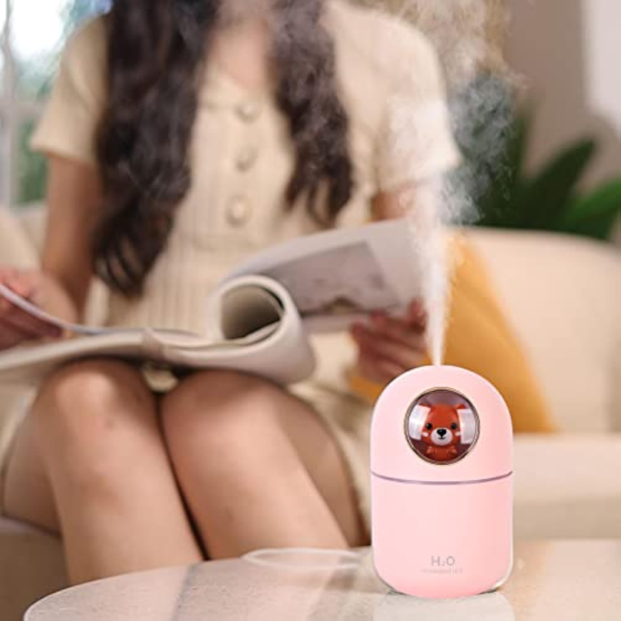 Ubersweet Mini Humidifier, 300ml Capacity for Office