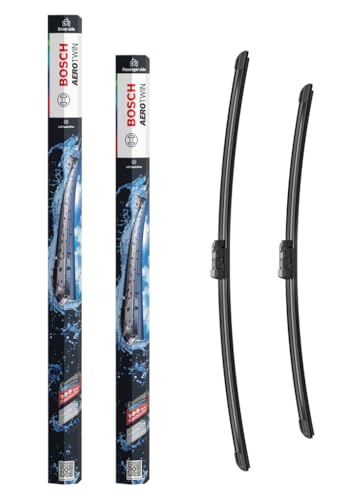 Bosch Aerotwin Aerotwin eA 225 S Front-Scheibenwischer - Set mit 2 Ersatz-Scheibenwischern und vormontiertem Multi-Clip-Adapter - 2 Wischblätter 650 mm und 550 mm - in platzsparender Verpackung