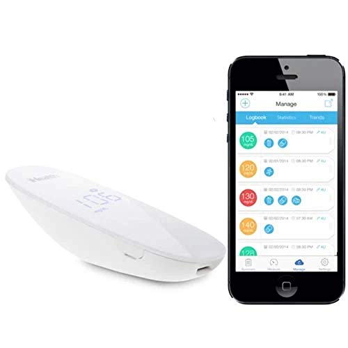 iHealth BG5-GLUCO Glucometro tascabile, Ergonomico e Wireless-image