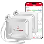 ThermoPro TP351 Bluetooth Hygrometer Thermometer 2 Pack - 80M Temperature and Humidity Monitor, Remote App Control Humidity Temperature Sensor, 2-Year Data Storage Export for Greenhouse Room Home