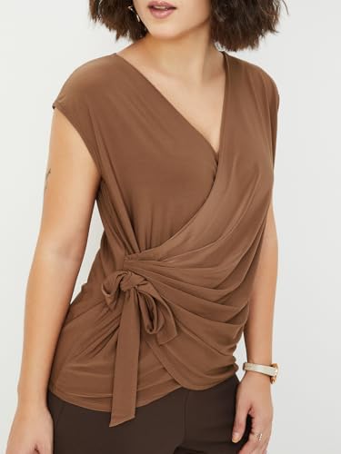 Image of Max Women's Cotton Solid Regular Fit Top