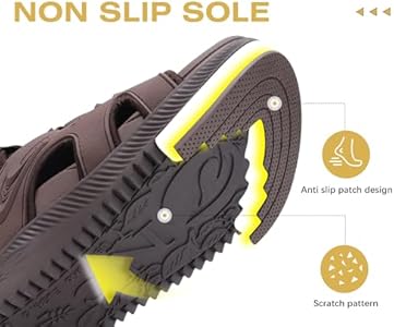 ONCAI Wandelen Sandalen Dames,Boog Ondersteuning Wandelsandalen Orthopedische Outdoor Plantaire Fasciitis,Water Sport Platform Sandalen Vrouwen 3 Verstelbare Velcro Khaki/Beige Maat EU 38