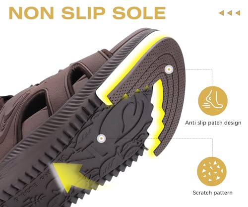 Image of ONCAI Walking Sandals for Women,Sport Athletic Hiking Sandals With Arch Support Orthotic Outdoor Footbed for Plantar Fasciitis, Sandalias Mujer with Adjustable Straps (US Size 6-12)