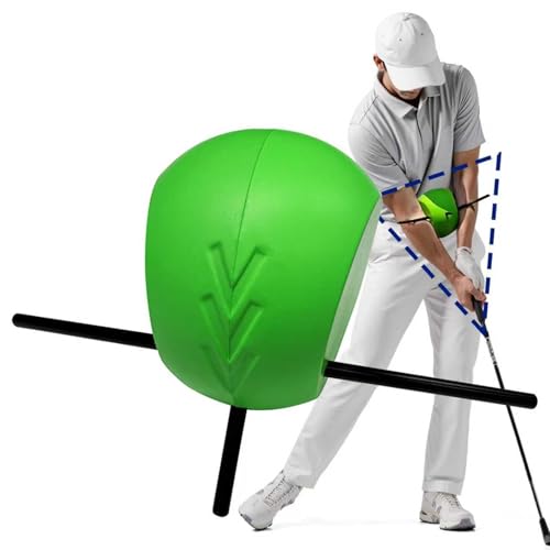 The Connector Golf Training Aid Golf Swing Trainer for Posture Correction Practice Golf Swing Training Aid Golf Training Aids Helps Train Proper Swing Mechanics Arm Structure (QWT Light Green)