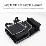 Collapsible 4-Pocket Car Trunk Organizer, Black - Image 6