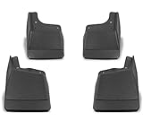 ZMAUTOPARTS Hummer H2 Mud Flap Splash Guard Mudguard Black 4Pcs Front+Rear Combo